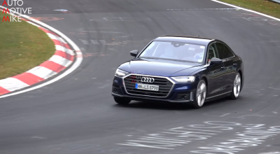 Viitorul Audi S8 este deja în teste pe circuit! Iată cum sună limuzina din Ingolstadt - Photo