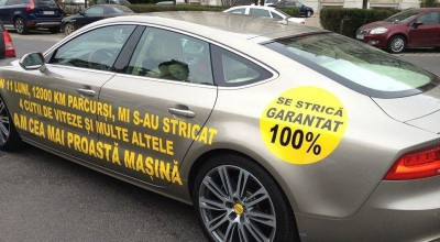 ”Audi cea mai proastă mașină”. Asta a scris un român pe mașina sa după 4 cutii de viteze schimbate și o sumedenie de alte defecțiuni - Photo