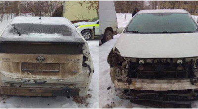 Au furat piese de circa 80.000 de euro, de pe mașini ca Lexus și Toyota. Doi dintre hoți au fost reținuți! - Photo