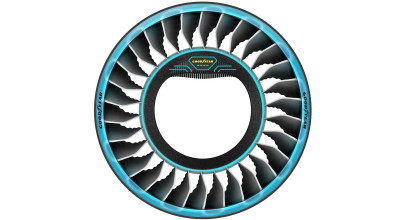 Goodyear a proiectat anvelopele care zboară! Adică e o roată, dar poate fi și elice! - Photo