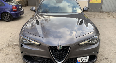 (FOTO) Prima Alfa Romeo Giulia Quadrifoglio Verde din Moldova în obiectivul redacției Autoexpert! - Photo