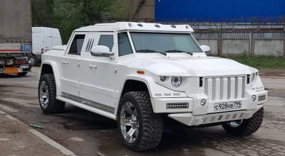 Este una dintre cele mai scumpe mașini care a mers prin gropile din Moldova! Află ce reprezintă defapt blindata cu numere rusești văzută pe străzile din capitală - Photo