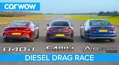 Ce au în comun Audi A8 50TDI, MB E400d și BMW 840d? Toate au un motor de 3.0 litri diesel sub capotă - Photo