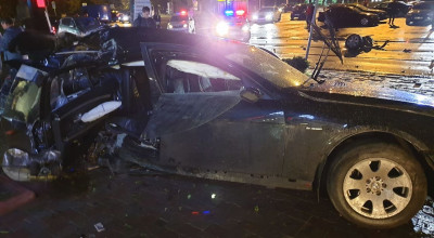 Nici o zi fără accidente. BMW și Toyota, implicate într-un accident grav - Photo