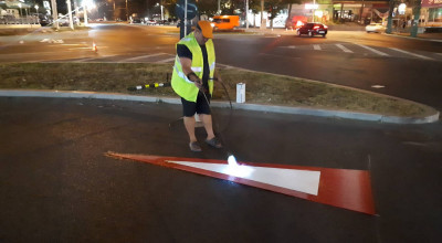 Primăria informează: Încep lucrările de marcare a străzilor din Chișinău pentru care au fost alocate peste 5 milioane de lei! - Photo