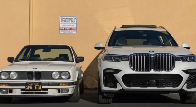 (VIDEO) Vezi cum arată grila supradimensionată de pe noul X7 pe legendarul BMW E30! - Photo