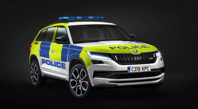 Britanicii vor urmări răufăcătorii la volanul Skoda Kodiaq vRS cu 240 de cai sub capotă - Photo