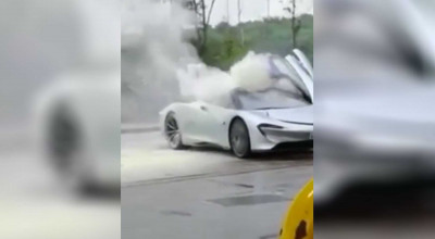 (VIDEO) McLaren Speedtail, succesorul legendarului supercar F1, la un pas să ardă în timpul testelor! - Photo