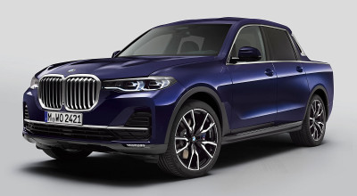 (FOTO) Stagiarii din cadrul uzinei BMW din Munchen au transformat noul X7 într-un PICK-UP! - Photo