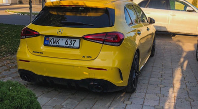 Cel mai accesibil AMG din istorie, Mercedes-AMG A35 observat pe străzile din capitală! - Photo