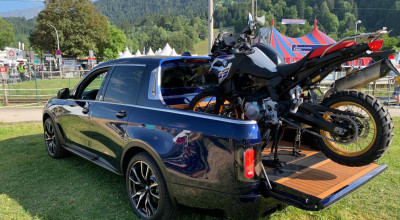 Poze pe viu cu BMW X7 Pick-up! Nemții insistă în continuare că, acest model nu va urca vreodată pe banda rulantă - Photo