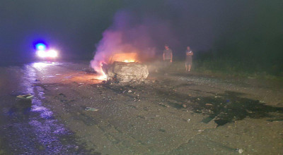 Accident groaznic la Căușeni! Ambii șoferi au decedat după un impact frontal - Photo