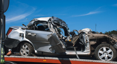 (FOTO) Accident tragic lângă Kiev! O mașină cu moldoveni s-a izbit într-un TIR. Șoferul a decedat - Photo