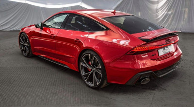 Audi continuă să șocheze publicul cu un RS7 Sportback într-un roșu incendiar! - Photo