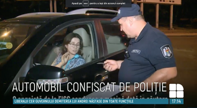 (VIDEO) Angajată a FISC-ului oprită de INP conducând o mașină dată în căutare! Șoferița s-a dat în SPECTACOL - Photo