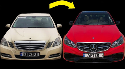 (VIDEO) Și-a transformat un E-Class de taxi într-un E63 AMG! Vezi ce modificări i-a aplicat - Photo