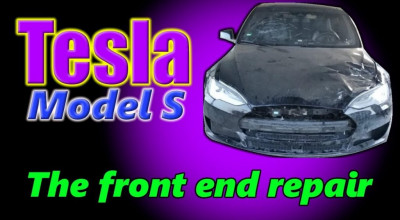 (VIDEO) Lituanianul Arthur Tussik s-a apucat de reparat EV-uri. Tesla Model S este primul pacient! - Photo