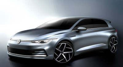 Volkswagen publică primele schițe oficiale ale viitorului Golf 8! - Photo