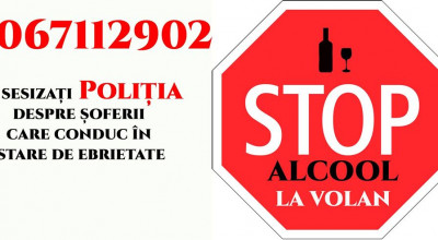 Poliția deschide un număr de telefon special, la care pot fi ”turnați” șoferii care urcă beți la volan - Photo