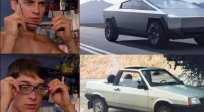 Cerere uriașă pentru Tesla Cybertruck. Între timp, internauții se amuză pe seama camionetei (FOTO) - Photo