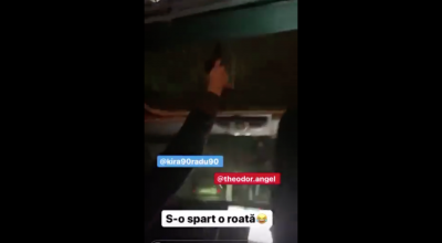 (VIDEO) Împușcatul din mașină devine sport național! Un grup de tineri s-au dat în spectacol - Photo