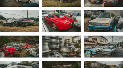 Off inima! Mașini de colecție, mașini de curse, mașini legendare, ruginesc sub cerul liber în Japonia! - Photo