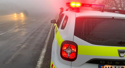 Ceață și vizibilitate redusă. INP vine cu o Rugăminte către șoferi - Photo