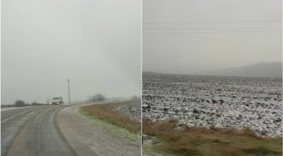 A venit iarna! Ninge în mai multe localități din Moldova - Photo