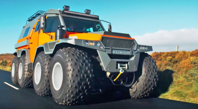 Poliția din Dubai și-a achiziționat un exemplar al monstruosului off-roader rusesc SHAMAN 8x8! - Photo