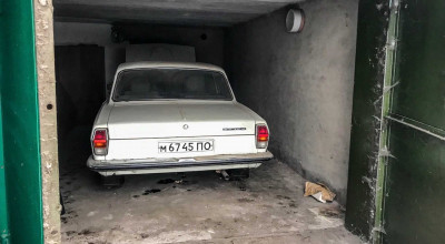 (VIDEO) Într-un garaj din Ucraina a fost găsită o VOLGĂ aproape nouă și 4 lăzi de vodcă din anii '80! - Photo