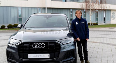 (FOTO) Audi a livrat cadourile la Santiago Bernabeu. Vezi ce mașini au primit jucătorii de la Real Madrid! - Photo