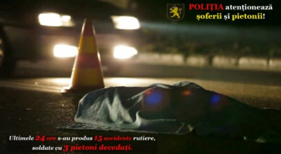 În ultimele 24 de ore, trei femei au murit, iar un minor se află în stare gravă! Toți fiind pietoni loviți de mașini - Photo
