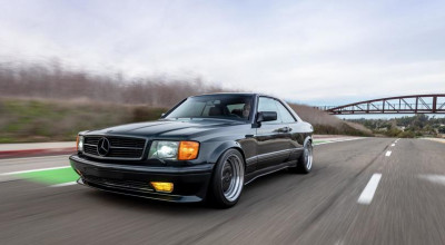 Un alt Mercedes 560 SEC AMG Widebody unicat, este scos la licitație - Photo