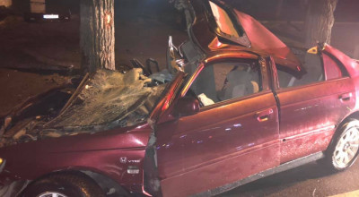 Unul din pasagerii Honda, în stare gravă: Comă de grad III - Photo