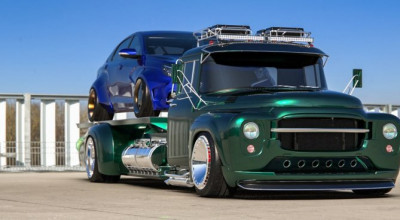 Vechiul ZIL-130 a fost transformat într-un autoevacuator. Mașina care nu a existat vreodată - Photo