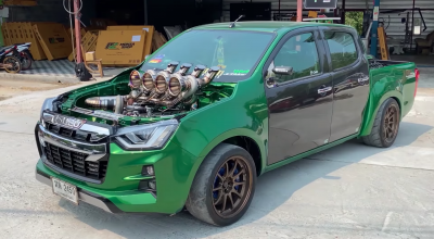 Isuzu D-Max cu cinci turbine și injecție cu azot s-a născut în Thailanda! (VIDEO) - Photo