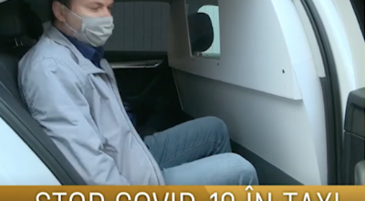 Ca în SUA, au apărut mașini de taxi cu perete despărțitor între șofer și pasager! - Photo