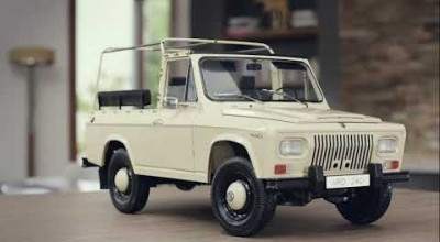 (VIDEO) Macheta ARO 240, cu lumini faruri, frâne și chiar lumini de interior, disponibilă pentru asamblare! - Photo