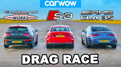 Mercedes-AMG CLA35 umilit într-o cursă de drag racing! A luat bătaie chiar și de la MINI - Photo