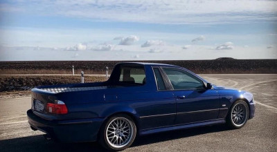 Se vinde unul dintre cele mai neobișnuite BMW Seria 5 E39! Sedanul german a fost transformat într-un pick-up - Photo