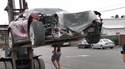 BMW-ul era crimă, dar ce ziceți de un Ferrari accidentat și reparat până la luciu? (VIDEO) - Photo