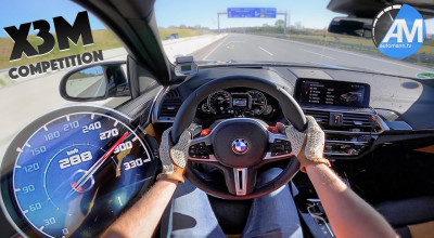 BMW X3M Competition cu 290 km/h pe autostradă (VIDEO) - Photo