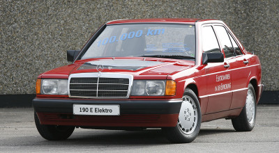 Pe când Elon Musk era adolescent, Mercedes prezenta 190E Elektro, predecesorul gamei EQ! - Photo
