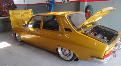 Ceva ce n-ai mai văzut, Renault R12, convertit în vehicul electric și modificat radical - Photo