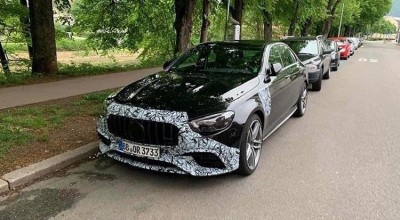 (FOTO) Viitorul Mercedes-AMG E63 facelift, a fost surpins aproape decamuflat pe o stradă din Germania! - Photo