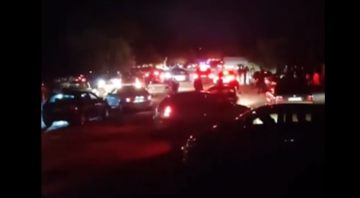 (VIDEO) Iubitorii de drift  vizitați de polițiști în această noapte! NU i-au speriat avertizările oficiale - Photo