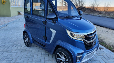 Cu siguranță este cel mai ciudat vehicul din țară! Se numește ELBONS 4Zenn AB, este full electric și costă 6.200 de euro - Photo