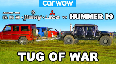 Câte SUV-uri ai nevoie pentru a putea umili un Hummer H1? (VIDEO) - Photo