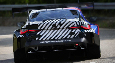Vezi primele imagini cu viitorul BMW M4 GT3 camuflat! Modelul destinat competițiilor va debuta în 2022 - Photo