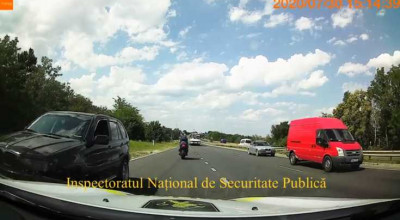 (VIDEO) A încercat să scape de poliție, deplasându-se cu 200 km/h pe contrasens cu o motocicletă asamblată din bucăți! - Photo